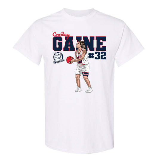 UConn - Women's Basketball Legends : Courtney Gaine - T-Shirt Individual Caricature