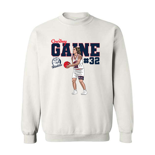 UConn - Women's Basketball Legends : Courtney Gaine - Crewneck Sweatshirt Individual Caricature