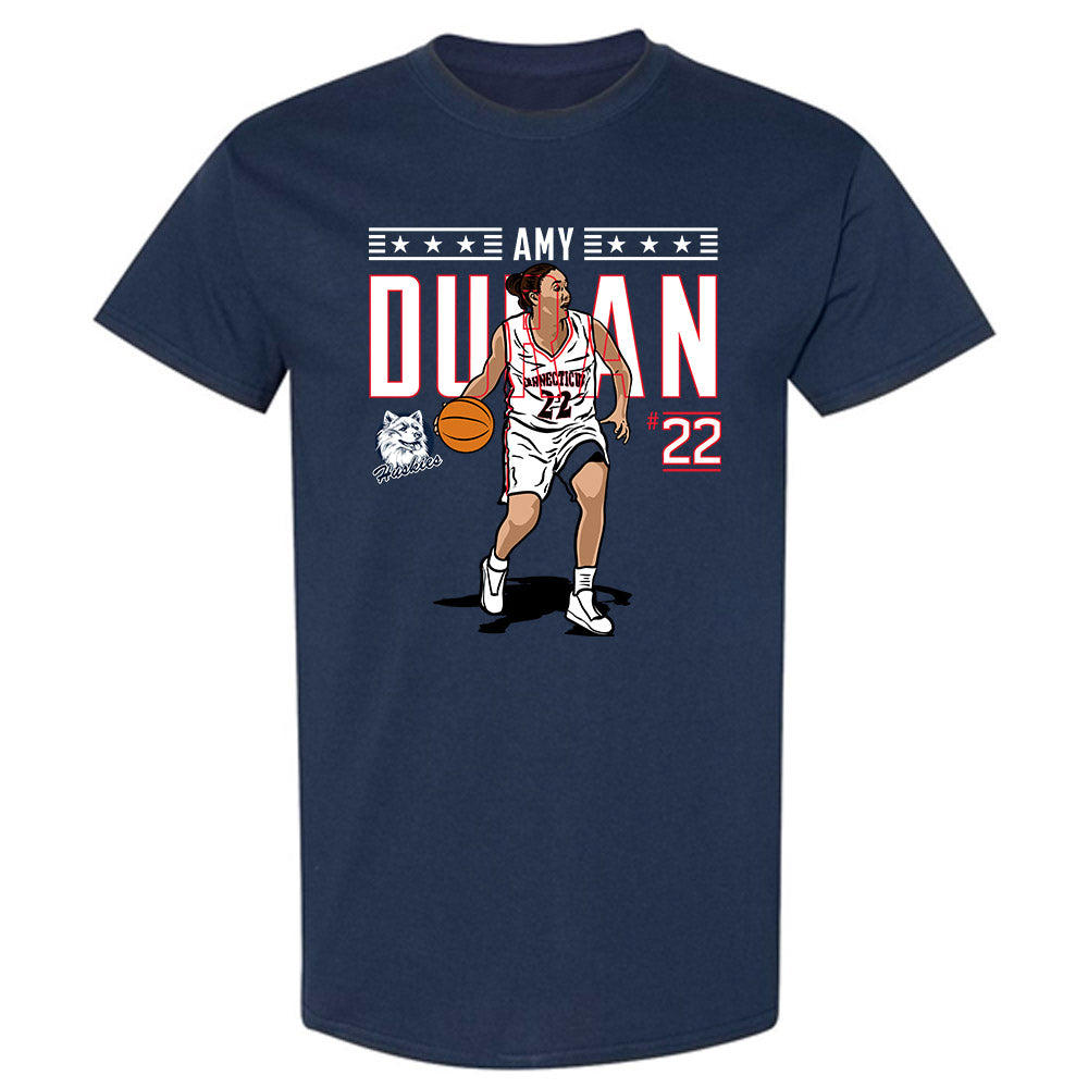 UConn - Women's Basketball Legends : Amy Duran - T-Shirt Individual Caricature