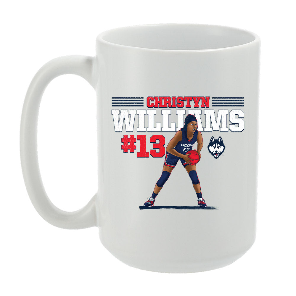 UConn - Women's Basketball Legends : Christyn Williams - Mug Individual Caricature