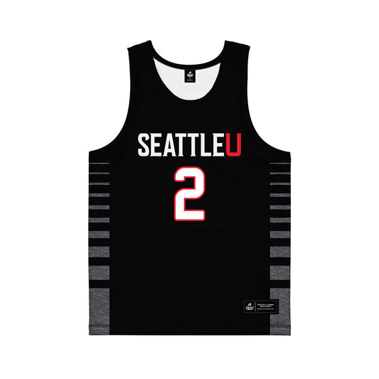 Seattle - NCAA Men's Basketball : Paris Dawson - Basketball Jersey Black