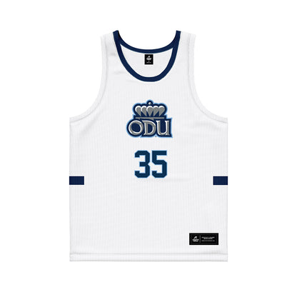 Old Dominion - NCAA Men's Basketball : Jaylen Jenkins - Basketball Jersey White