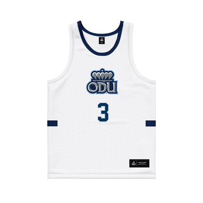Old Dominion - NCAA Men's Basketball : Imo Essien - Basketball Jersey White