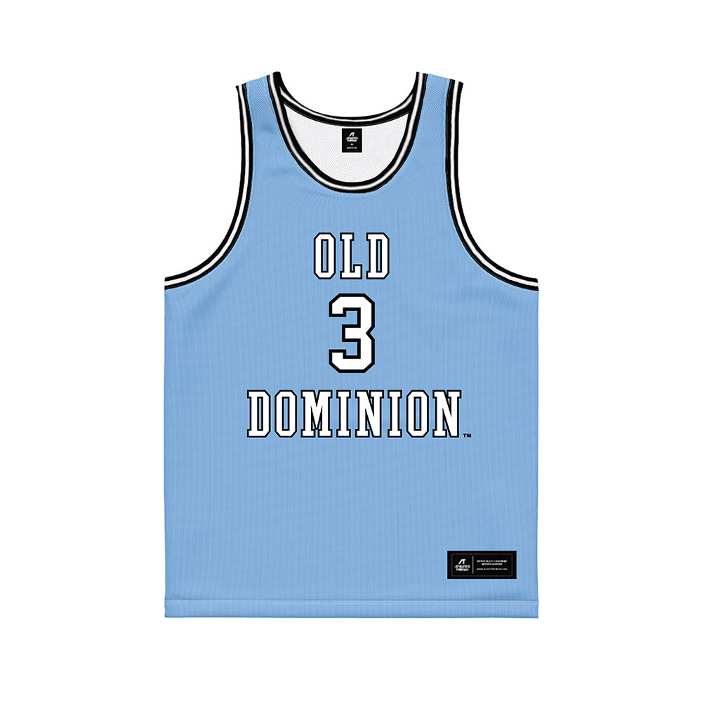 Old Dominion - NCAA Men's Basketball : Imo Essien - Basketball Jersey Light Blue