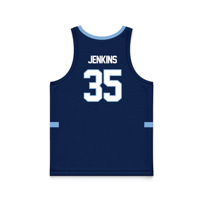 Old Dominion - NCAA Men's Basketball : Jaylen Jenkins - Basketball Jersey Navy