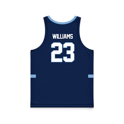 Old Dominion - NCAA Men's Basketball : Dericko Williams - Basketball Jersey Navy
