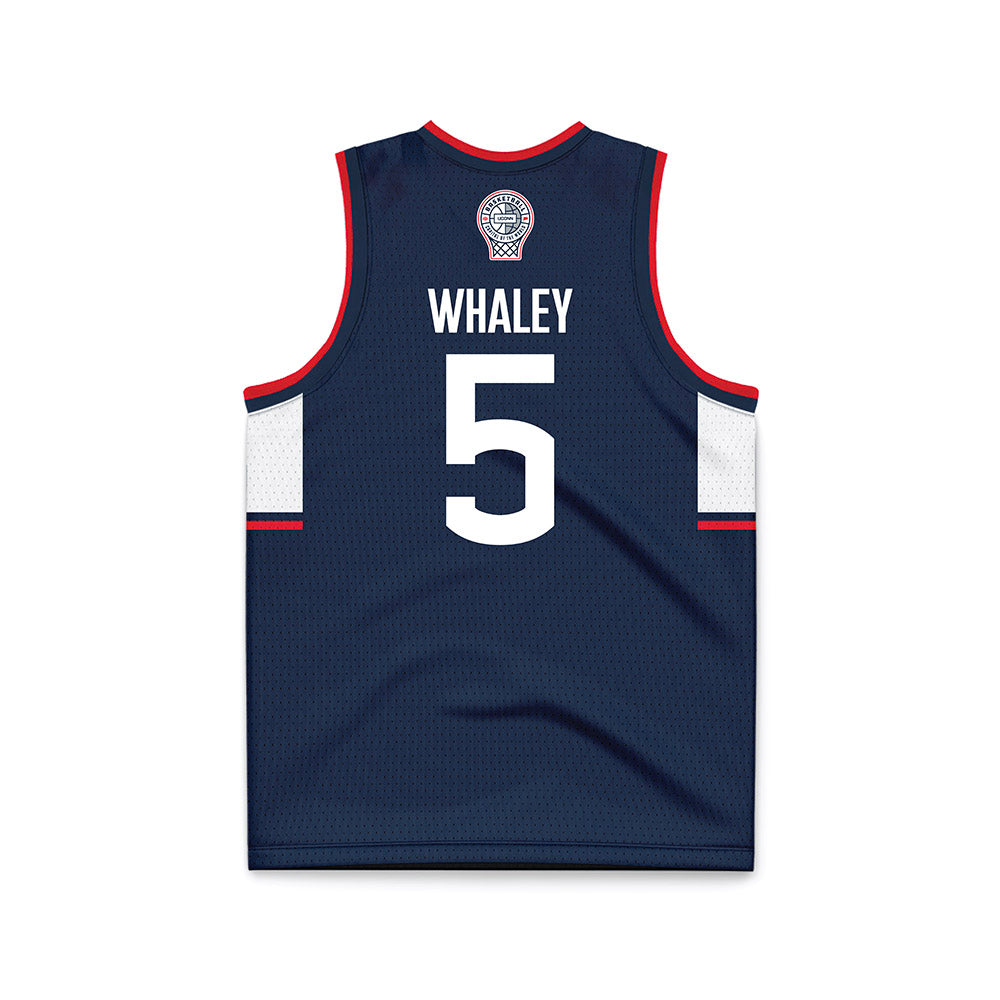 UConn - Men's Basketball Legends : Isaiah Whaley - Navy Basketball Jersey