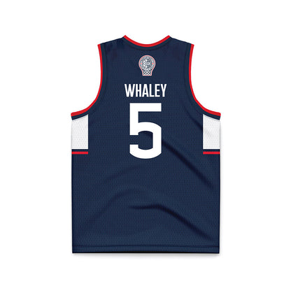 UConn - Men's Basketball Legends : Isaiah Whaley - Navy Basketball Jersey
