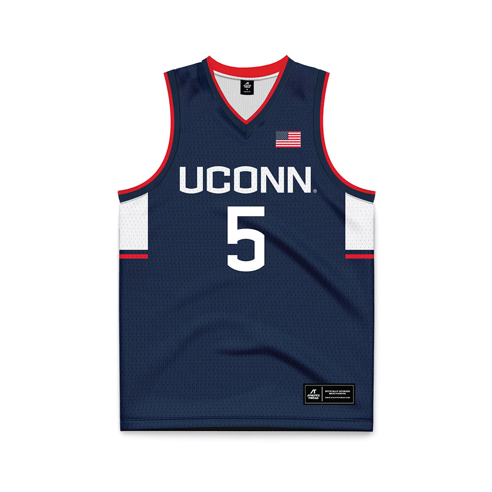 UConn - Men's Basketball Legends : Isaiah Whaley - Navy Basketball Jersey