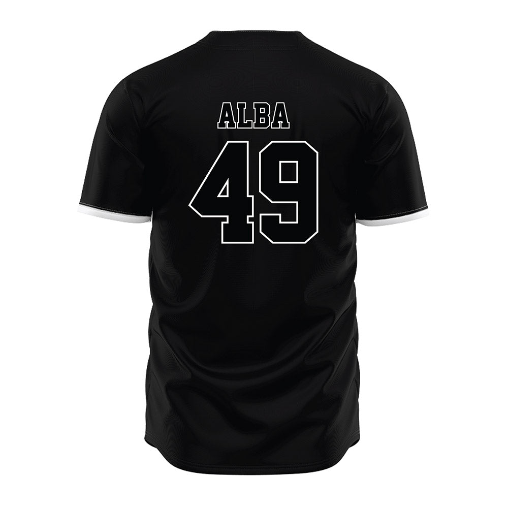 Arizona State - NCAA Baseball : Jaden Alba - Black Football Jersey