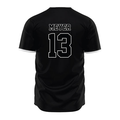 Arizona State - NCAA Baseball : Tyler Meyer - Black Baseball Jersey