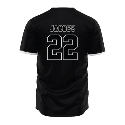 Arizona State - NCAA Baseball : Ben Jacobs - Black Football Jersey