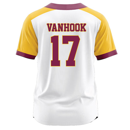 Arizona State - NCAA Softball : Jordyn VanHook - White Football Jersey