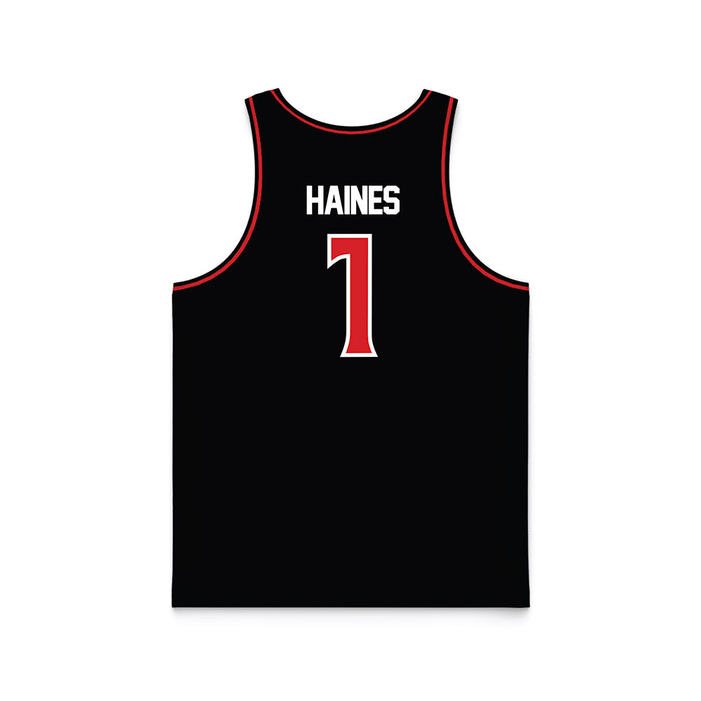 Davidson - NCAA Women's Basketball : Mallorie Haines - Red Basketball Jersey