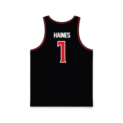 Davidson - NCAA Women's Basketball : Mallorie Haines - Red Basketball Jersey