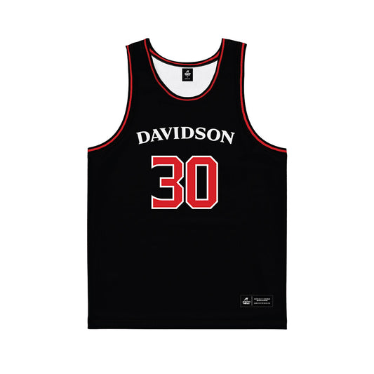 Davidson - NCAA Women's Basketball : Salie Schutz - Red Basketball Jersey