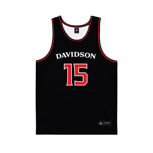 Davidson - NCAA Women's Basketball : Eliza Buerk - Red Basketball Jersey