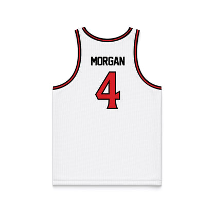 Davidson - NCAA Women's Basketball : Isabelle Morgan - White Basketball Jersey