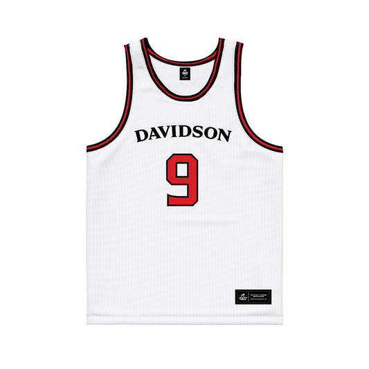 Davidson - NCAA Women's Basketball : Chloe Oliver - White Basketball Jersey