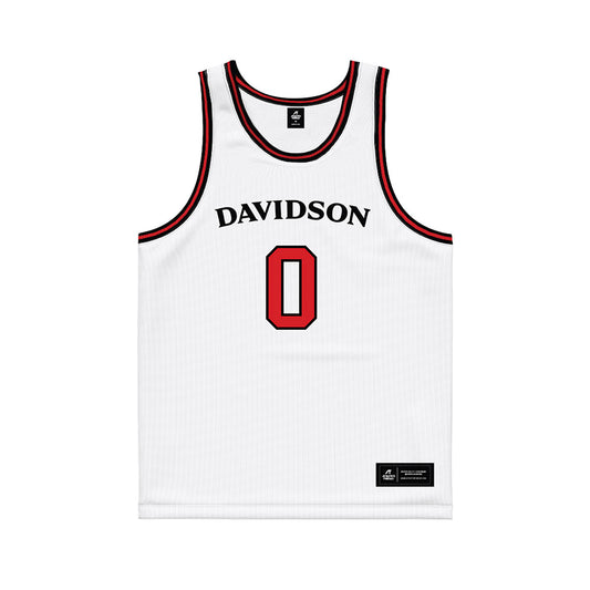 Davidson - NCAA Women's Basketball : Rosie Deegan - White Basketball Jersey