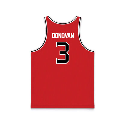 Davidson - NCAA Women's Basketball : Katie Donovan - Red Basketball Jersey