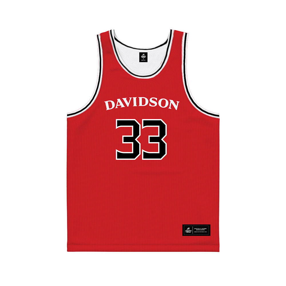 Davidson - NCAA Women's Basketball : Elle Sutphin - Red Basketball Jersey