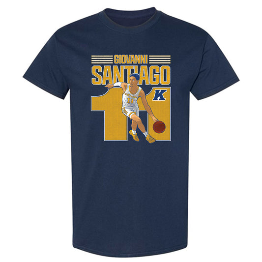 Kent State - NCAA Men's Basketball : Giovanni Santiago - T-Shirt Individual Caricature
