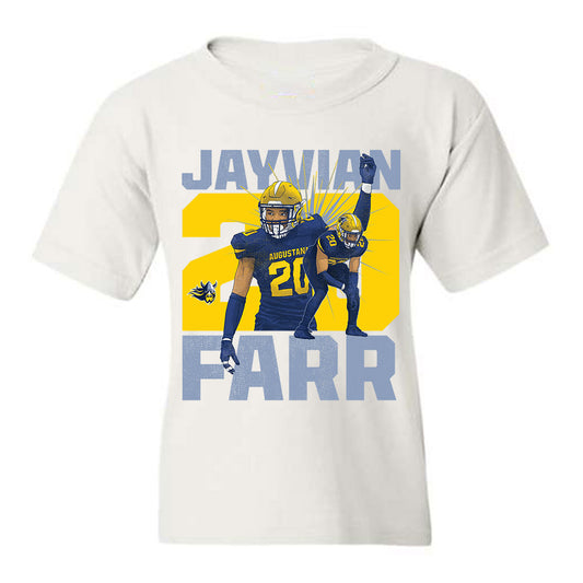 AU - NCAA Football : Jayvian Farr - Youth T-Shirt Individual Caricature