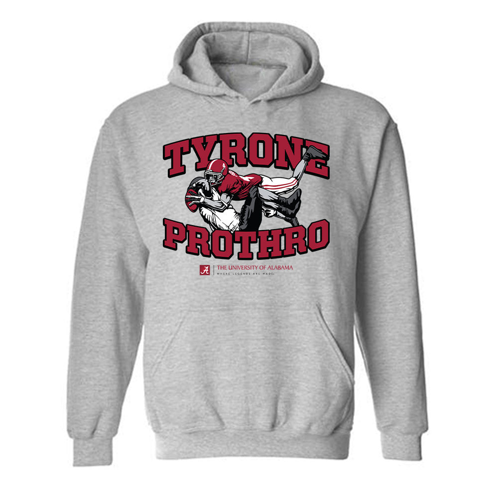 Alabama - Football Alumni : Tyrone Prothro - Hooded Sweatshirt Logo Design