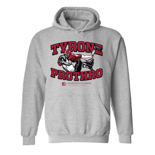 Alabama - Football Alumni : Tyrone Prothro - Hooded Sweatshirt Logo Design