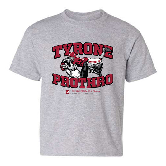 Alabama - Football Alumni : Tyrone Prothro - Youth T-Shirt Logo Design