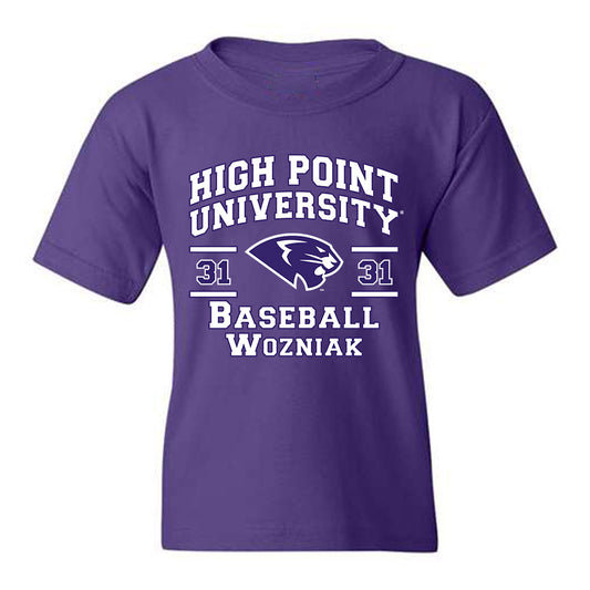 High Point - NCAA Baseball : Brett Wozniak - Youth T-Shirt Classic Fashion Shersey