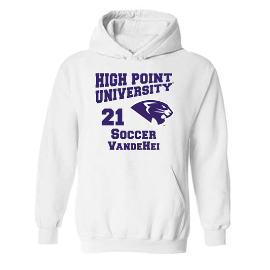 High Point - NCAA Men's Soccer : James VandeHei - Hooded Sweatshirt Classic Fashion Shersey