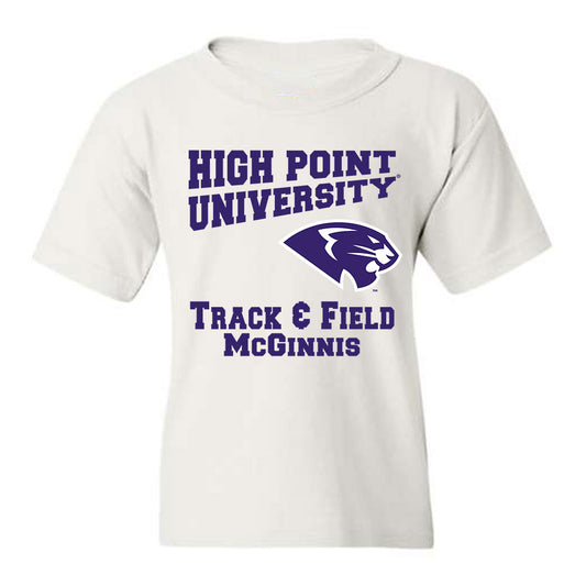 High Point - NCAA Men's Track & Field (Indoor) : Isaac McGinnis - Youth T-Shirt Classic Fashion Shersey