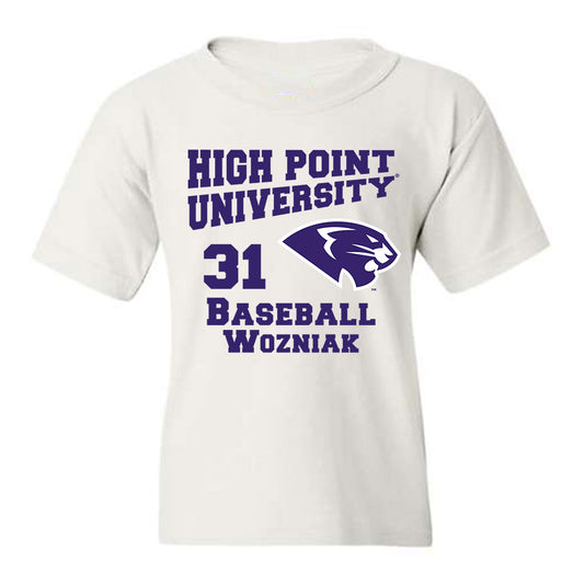 High Point - NCAA Baseball : Brett Wozniak - Youth T-Shirt Classic Fashion Shersey