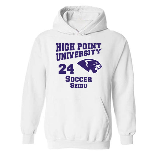 High Point - NCAA Men's Soccer : Mohammed Seidu - Hooded Sweatshirt Classic Fashion Shersey