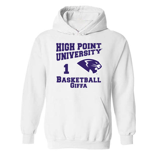 High Point - NCAA Men's Basketball : Kezza Giffa - Hooded Sweatshirt Classic Fashion Shersey