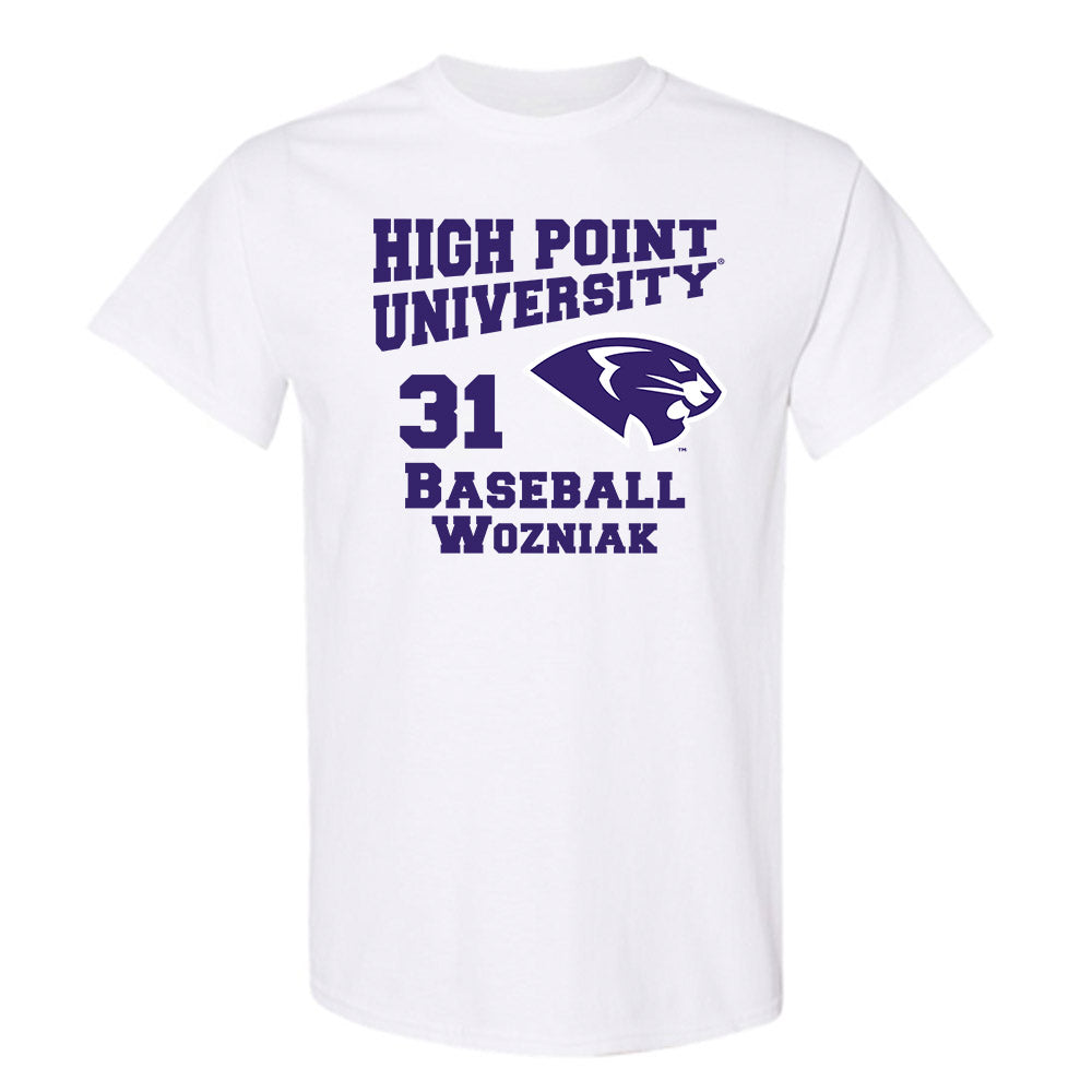 High Point - NCAA Baseball : Brett Wozniak - T-Shirt Classic Fashion Shersey