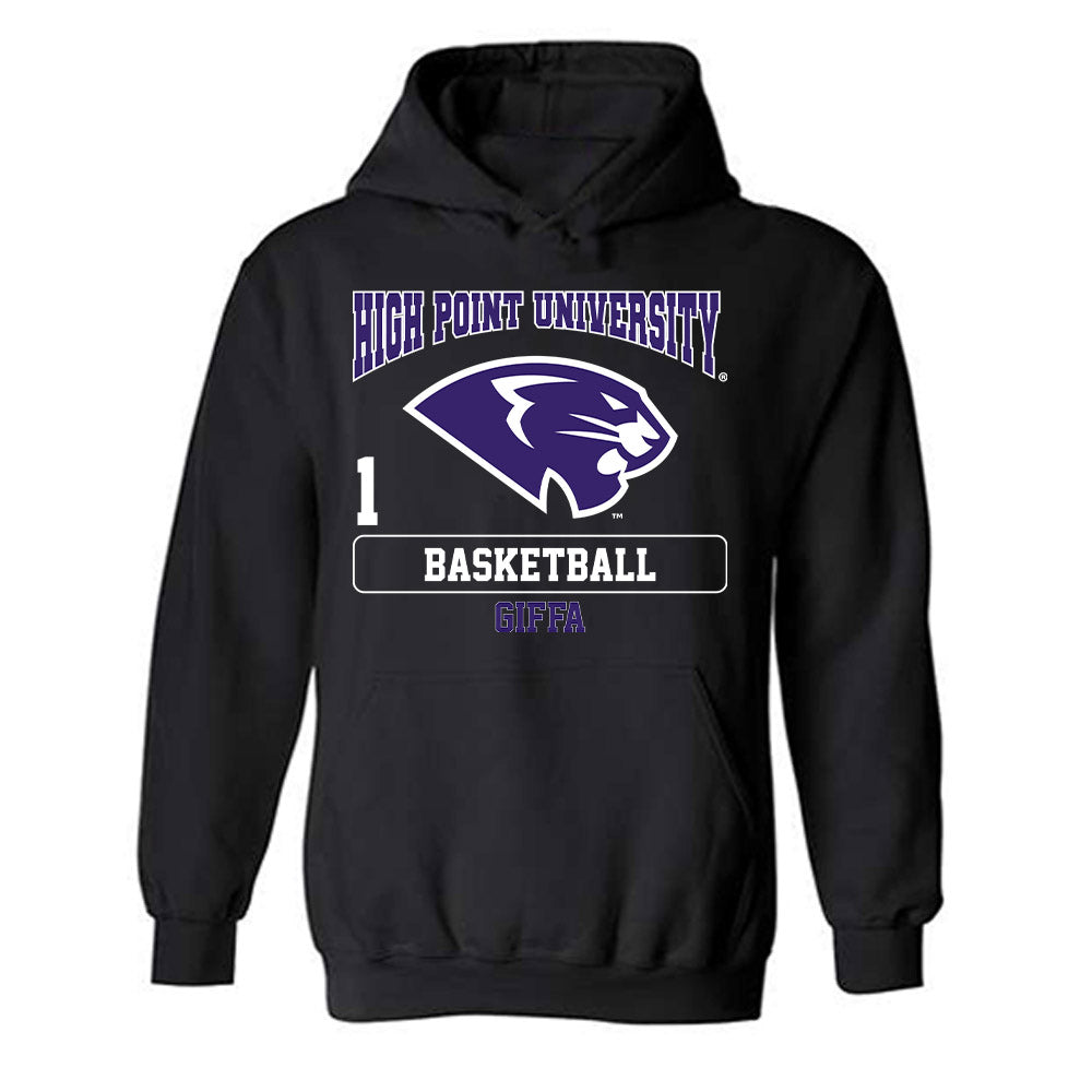 High Point - NCAA Men's Basketball : Kezza Giffa - Hooded Sweatshirt Classic Fashion Shersey