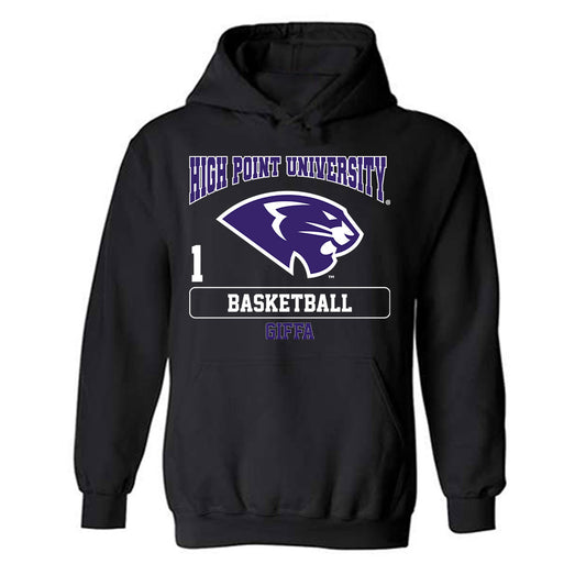 High Point - NCAA Men's Basketball : Kezza Giffa - Hooded Sweatshirt Classic Fashion Shersey