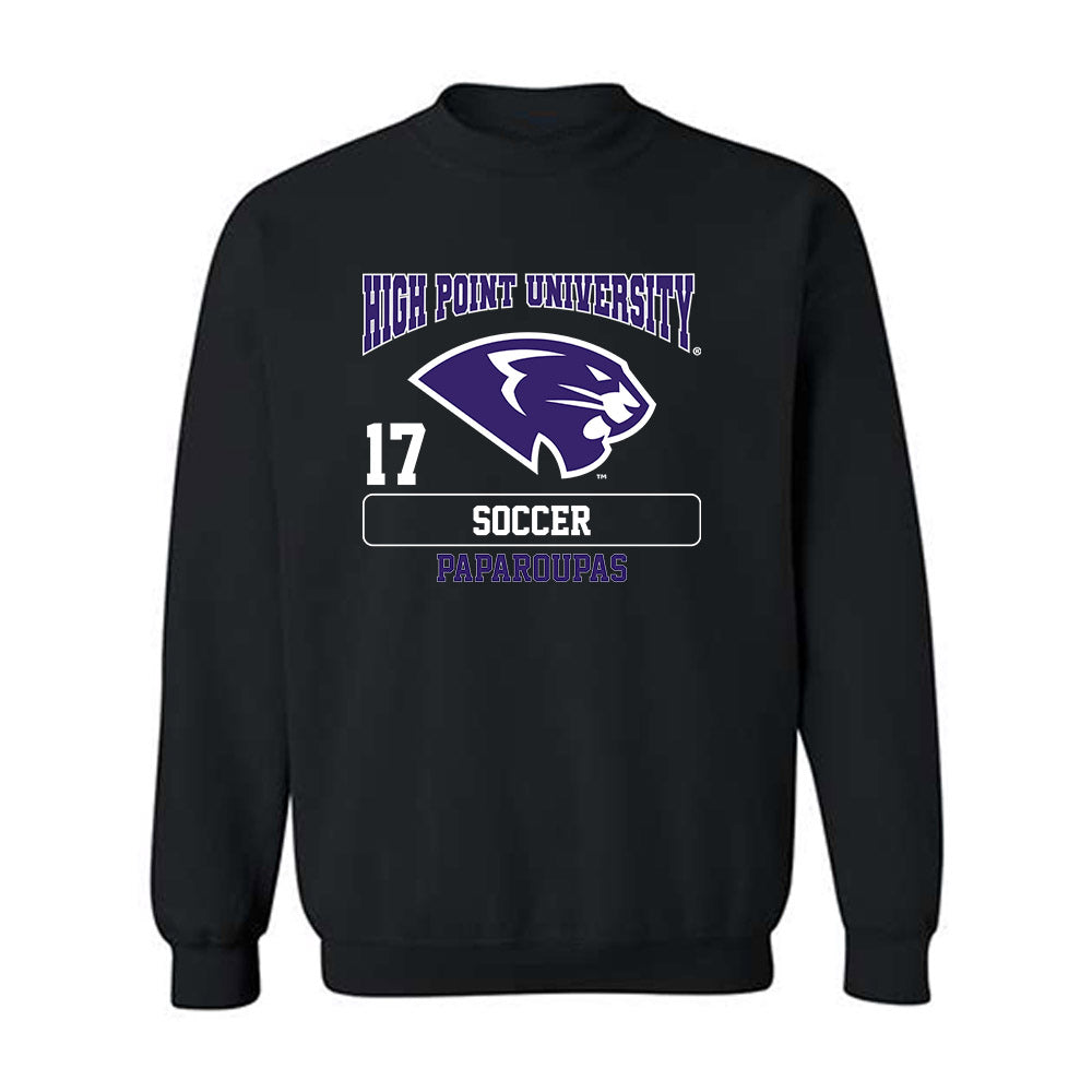 High Point - NCAA Men's Soccer : Angelo Paparoupas - Crewneck Sweatshirt Classic Fashion Shersey