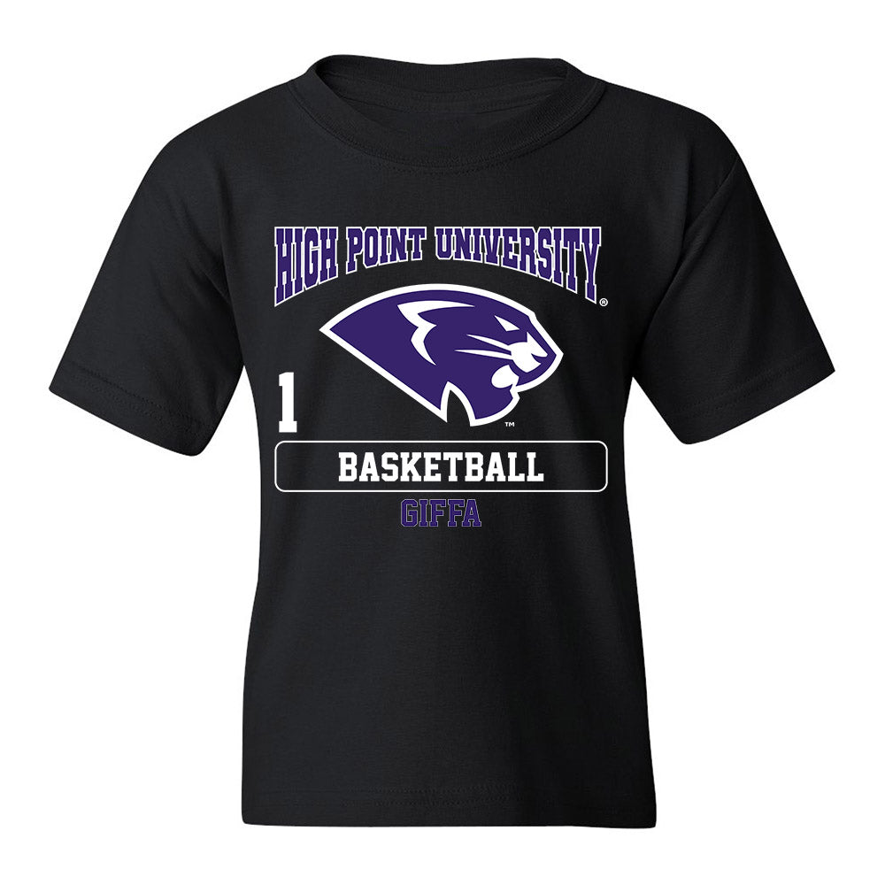High Point - NCAA Men's Basketball : Kezza Giffa - Youth T-Shirt Classic Fashion Shersey