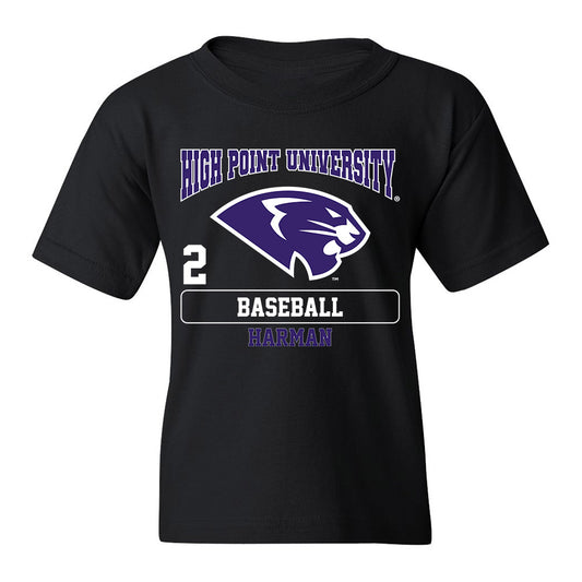 High Point - NCAA Baseball : Dawson Harman - Youth T-Shirt Classic Fashion Shersey