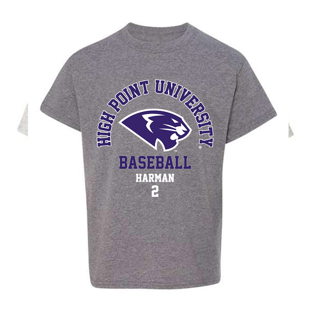 High Point - NCAA Baseball : Dawson Harman - Youth T-Shirt Classic Fashion Shersey