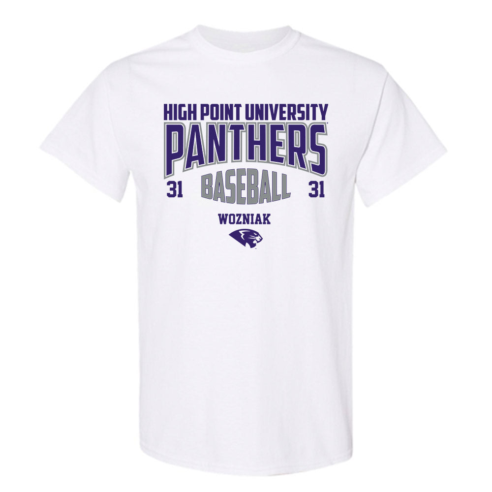 High Point - NCAA Baseball : Brett Wozniak - T-Shirt Classic Fashion Shersey