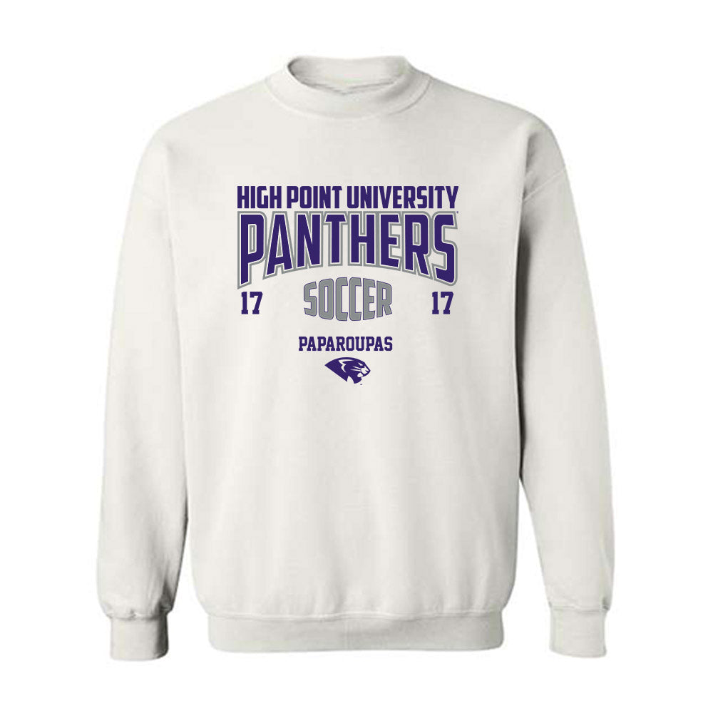 High Point - NCAA Men's Soccer : Angelo Paparoupas - Crewneck Sweatshirt Classic Fashion Shersey