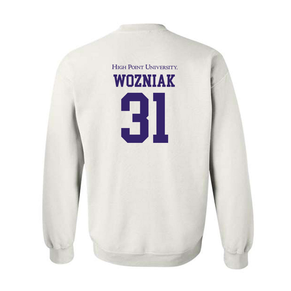 High Point - NCAA Baseball : Brett Wozniak - Crewneck Sweatshirt Classic Shersey