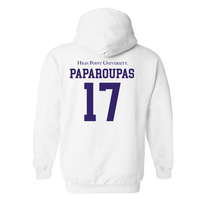 High Point - NCAA Men's Soccer : Angelo Paparoupas - Hooded Sweatshirt Classic Shersey