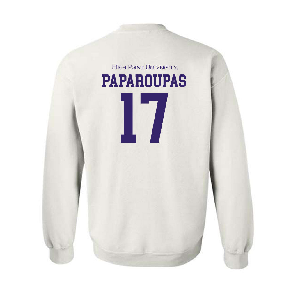 High Point - NCAA Men's Soccer : Angelo Paparoupas - Crewneck Sweatshirt Classic Shersey