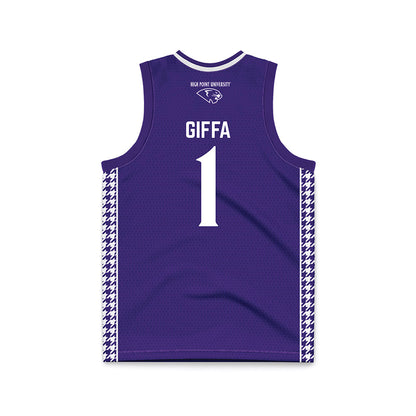 High Point - NCAA Men's Basketball : Kezza Giffa - Basketball Jersey